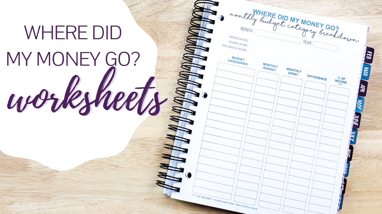 Where Did My Money Go? | Budget By Paycheck Workbook